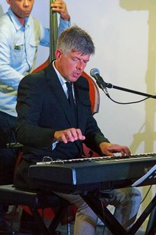 Neal Richardson, Splash Point Jazz, Eastbourne, East Sussex, UK, 28 Aug 2019. Creator: Brian O'Connor