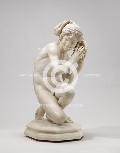 Neapolitan Fisherboy (Pêcheur napolitain à la coquille), 1857-after 1861. Creator: Jean-Baptiste Carpeaux.