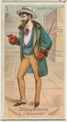 Neapolitan, from World's Dudes series (N31) for Allen & Ginter Cigarettes, 1888. Creator: Allen & Ginter