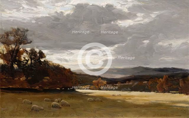 Near the Close of an Autumn Day, c1880-1940. Creator: Robert Buchan Nisbet.