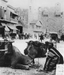 Near the Jaffa Gate, Jerusalem, c1927-c1931. Artist: Cavanders Ltd