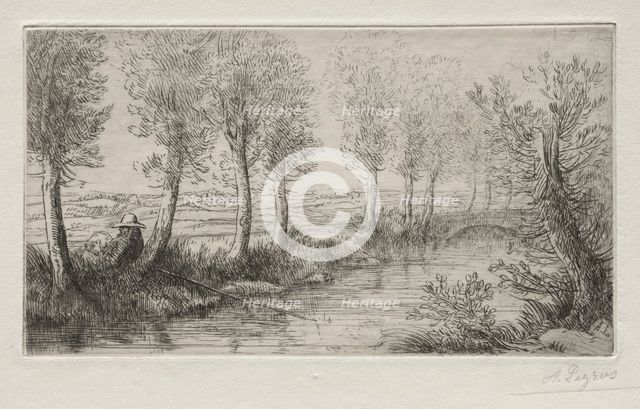 Near the Mill. Creator: Alphonse Legros (French, 1837-1911).