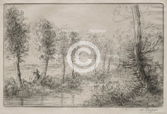 Near the Mill. Creator: Alphonse Legros (French, 1837-1911).