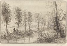 Near the Mill (Pres du moulin). Creator: Alphonse Legros
