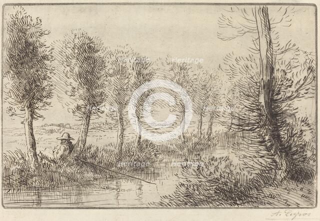 Near the Mill (Pres du moulin). Creator: Alphonse Legros.