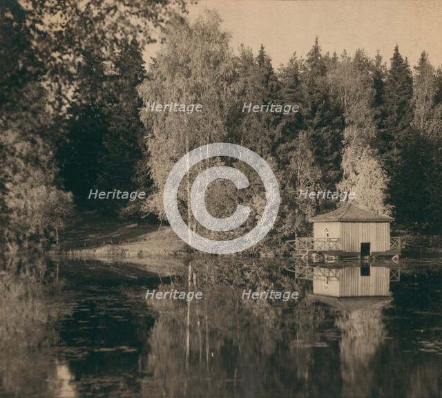 Near the small town of Iustilia, on the Saimaa Canal, between 1905 and 1915. Creator: Sergey Mikhaylovich Prokudin-Gorsky.