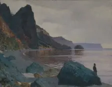 Near the St. George Monastery. Crimea. Artist: Vereshchagin, Vasili Vasilyevich (1842-1904)