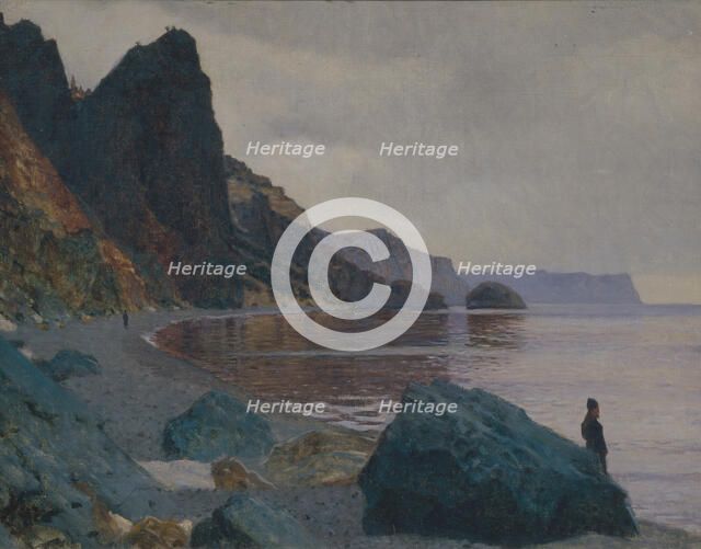 Near the St. George Monastery. Crimea. Artist: Vereshchagin, Vasili Vasilyevich (1842-1904)