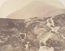 Near the Pass of Nant Frangen, North Wales, 1856. Creator: Alfred Rosling