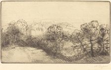 Near the Woods (Pres du bois). Creator: Alphonse Legros