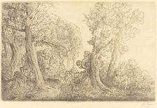 Near the Woods, Veronne (Pres du bois, Veronne). Creator: Alphonse Legros