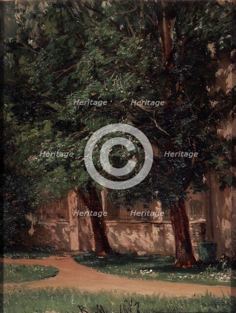 Near the Tretiakov's House. Artist: Maximov, Vasili Maximovich (1844-1911)