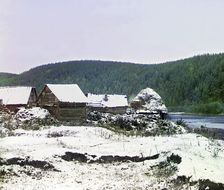 Near the Viazovaia Station of the Samara-Zlatoust Railway, September 12, 1909, 1910. Creator: Sergey Mikhaylovich Prokudin-Gorsky