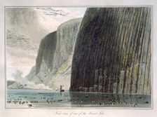 Near view of one of the Shiant Isles Outer Hebrides, Scotland, 1829. Creator: William Daniell