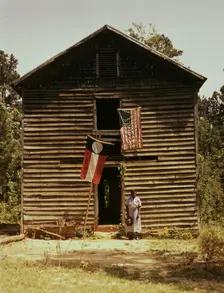 Near White Plains, Georgia, ca. 1941. Creators: Marion Post Wolcott, Jack Delano