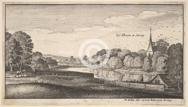 Near Albury, 1645. Creator: Wenceslaus Hollar.