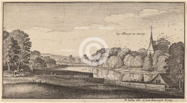 Near Albury, 1645. Creator: Wenceslaus Hollar.