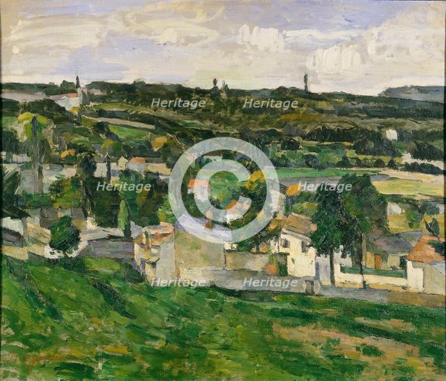 Near Auvers-sur-Oise, 1880s. Artist: Paul Cezanne.
