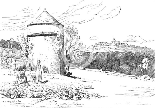 Near Avallon, Yonne, by W. Bright Morris:...Institute of Painters in Oil Colours, 1883. Creator: Dawson.