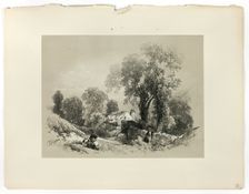 Near Bettws y Coed, N. Wales, from Picturesque Selections, 1860. Creator: James Duffield Harding