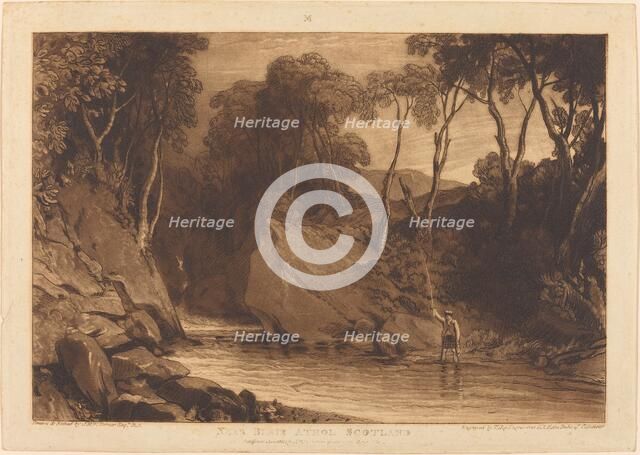 Near Blair Athol, published 1811. Creator: JMW Turner.
