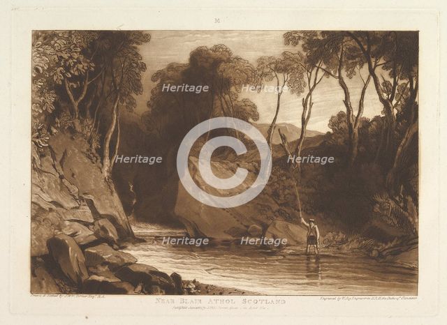 Near Blair Athol, Scotland (Liber Studiorum, part VI, plate 30), June 1, 1811. Creator: JMW Turner.