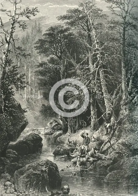 'Near Braemar', c1870.