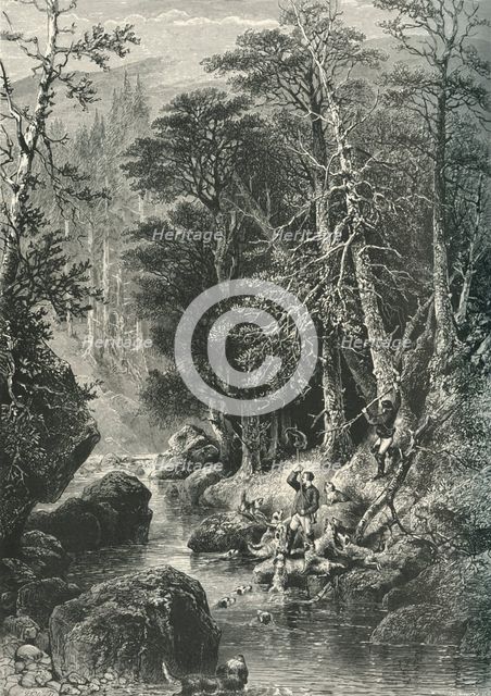'Near Braemar', c1870.