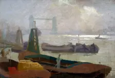 Near Brewers Quay c1930. Artist: Samuel Harry Hancock