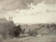 Near Burdette, 1923. Creator: Bolton Coit Brown