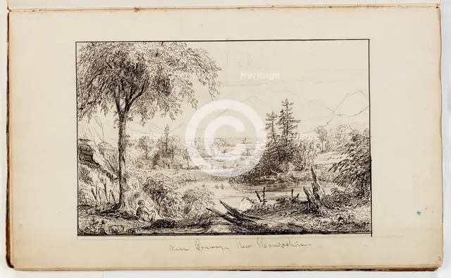Near Conway, New Hampshire, 1827. Creator: Thomas Cole.