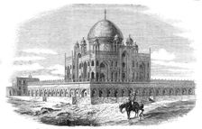 Near Delhi: Tomb of the Emperor Humayon, where the Two Sons and Grandson of the King..., 1857. Creator: Unknown