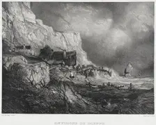 Near Dieppe, 1833. Creators: Thomas McLean, Eugene Isabey