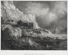 Near Dieppe, 1833. Creators: Thomas McLean, Eugene Isabey