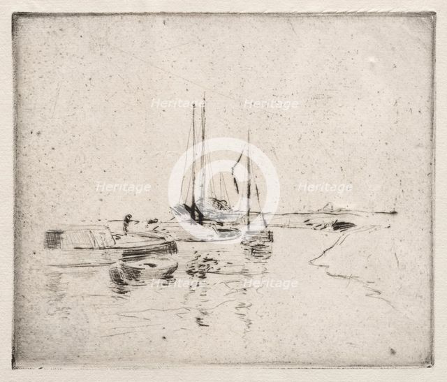 Near Dordrecht. Creator: John Henry Twachtman (American, 1853-1902).