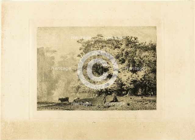 Near Fontainebleau, 1866. Creator: Paul Huet.