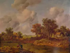 Near Henley-on-Thames 19th century, (1935). Artist: Richard Hilder