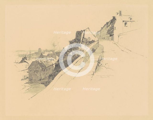 Near Hope Gate, Quebec, 1889. Creator: Charles Herbert Woodbury.