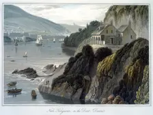 Near Kingswear, on the Dart, Devon 1825. Creator: William Daniell