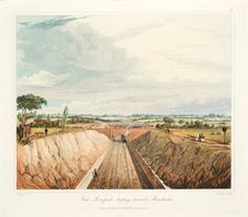 Near Liverpool, looking Towards Manchester 1831. Creator: Thomas Talbot Bury