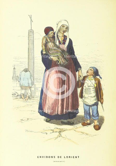 Near Lorient, (Morbihan), 1859.  Creator: Pisan.