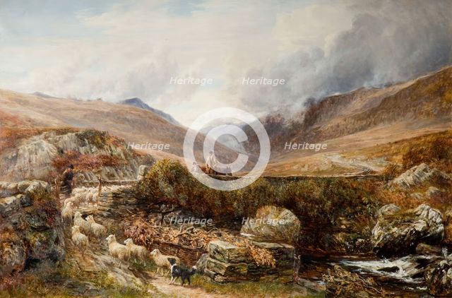 Near Llanbedr, Barmouth, 1872. Creator: Charles Thomas Burt.