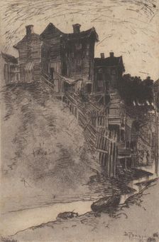 Near Lynchburg, Virginia, 1882. Creator: Joseph Pennell