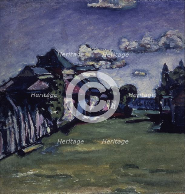 Near Moscow. Artist: Kandinsky, Wassily Vasilyevich (1866-1944)