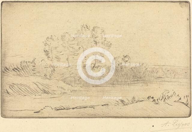 Near Nordkerque (Pres de Nordkerque). Creator: Alphonse Legros.