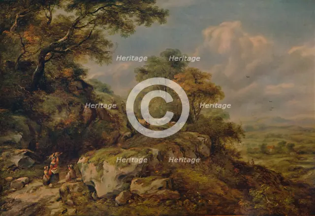 'Near Otford, Kent', 1846, (1935). Artist: Richard Hilder.