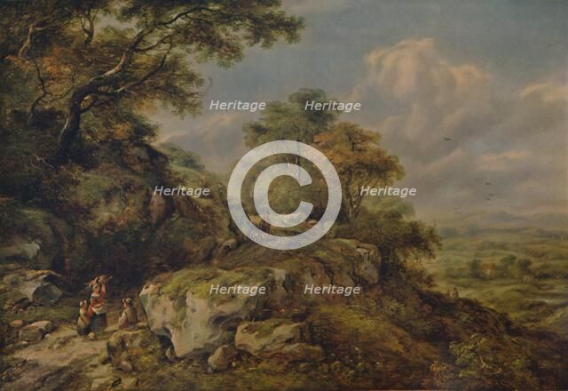 'Near Otford, Kent', 1846, (1935). Artist: Richard Hilder.