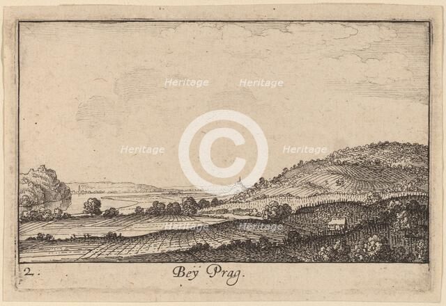 Near Prague, 1635. Creator: Wenceslaus Hollar.