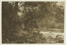 Near Reynard's Cave, Dove Dale, 1880s. Creator: Peter Henry Emerson
