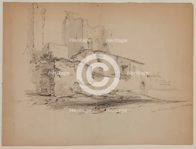 Near Saint Maria Magion, March 6th, 1841. Creator: John William Casilear.
